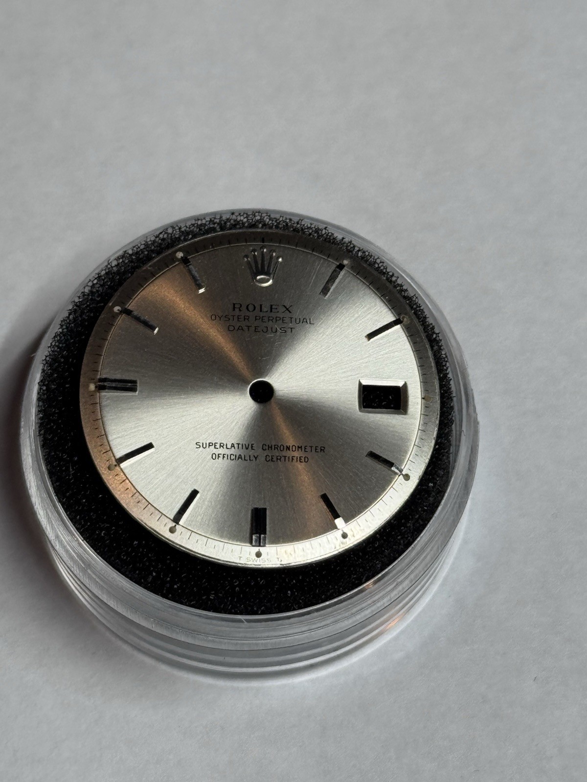 Rolex Datejust 1600 1601 1603 Pie Pan Dial 36mm MINT Silver Original With Lume