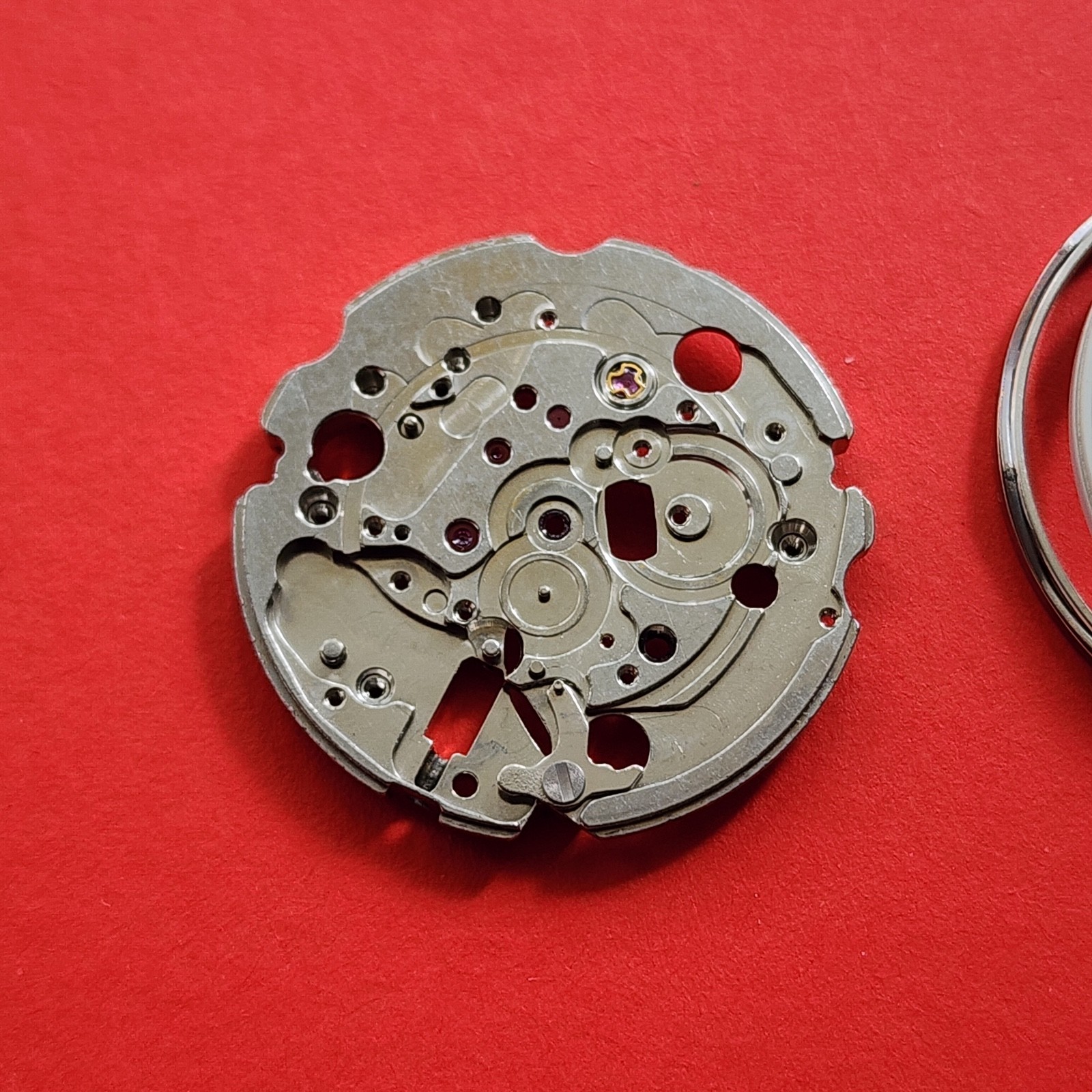 Seiko 6109 Automatic Parts Balance Rotor Crown Hands Blue Dial Watch 6109-8029