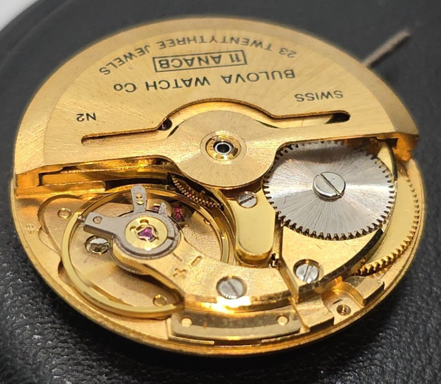 Bulova 11ANACB Automatic Movement Serviced 11 1/2”’ Swiss Made Day-Date