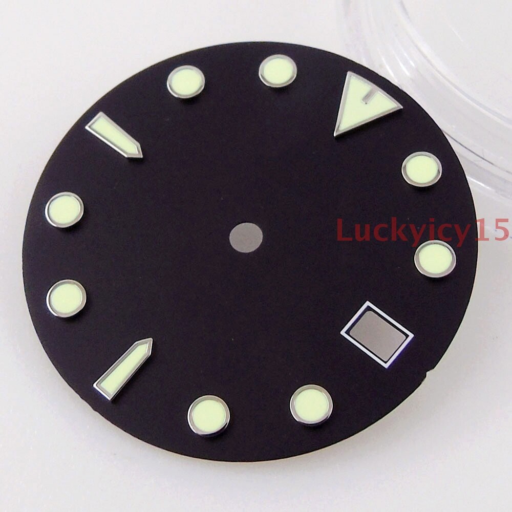 29mm watch dial fit for NH35 Automatic movement date window 3 or 4 o’clcok crown