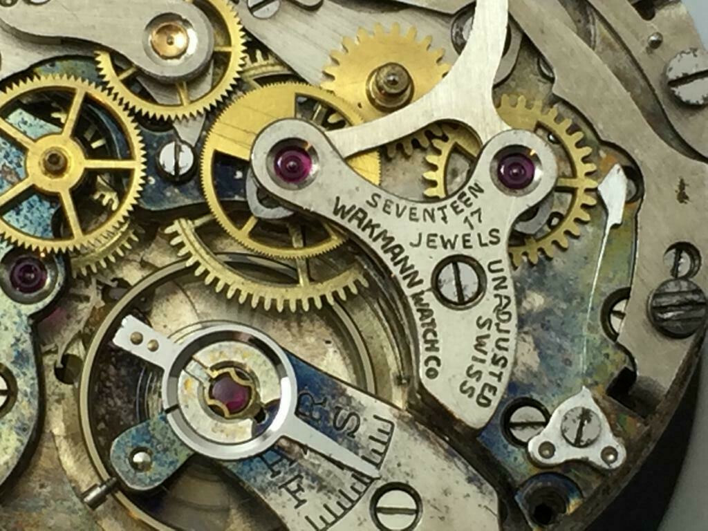 Original Vintage Landeron Wakmann Movement