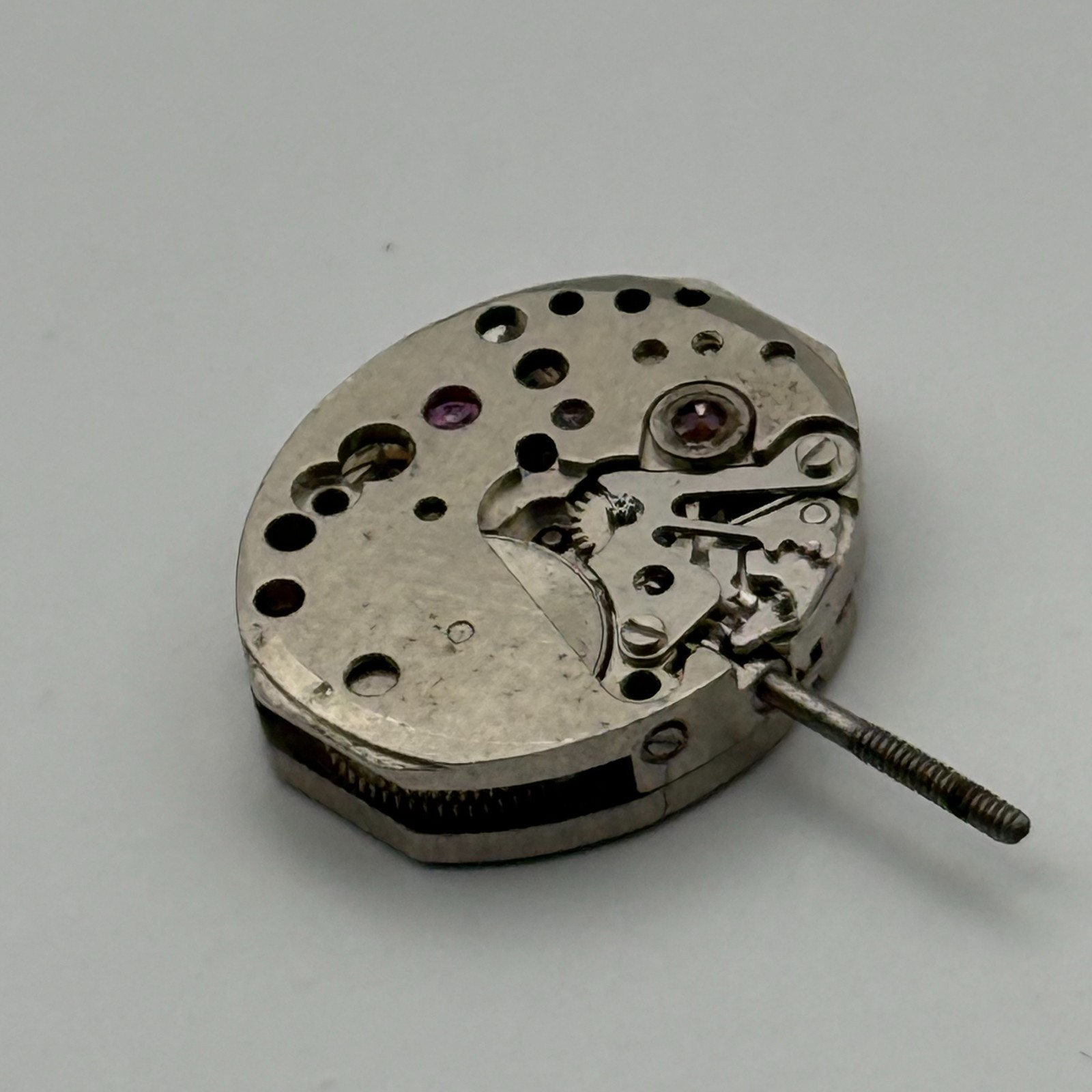 PUW 1175 Watch Movement Elgin Watch 17J Swiss Manual Wind Parts Repair 12.9mm
