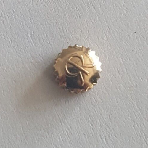 Milus Water Resistant Gold Plated Crown