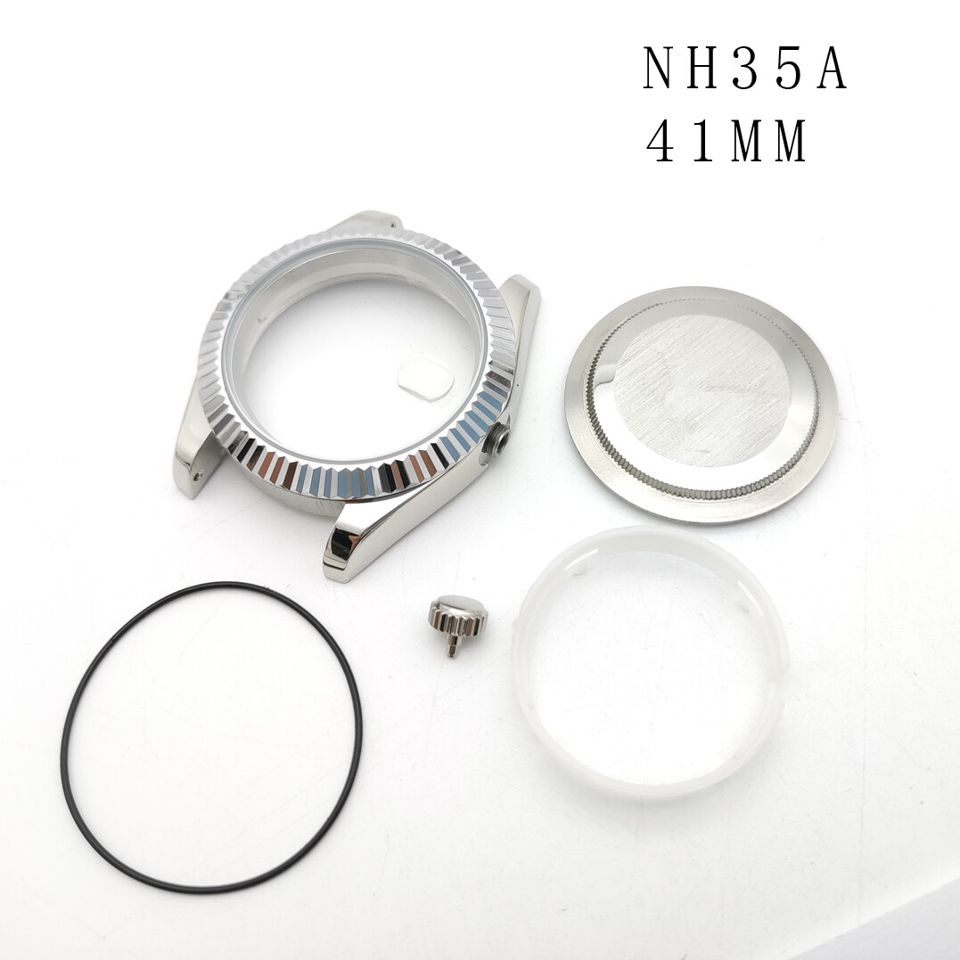 41mm NH35 Case + Dial 31mm + Hands for NH35 Movement Watch Accessories