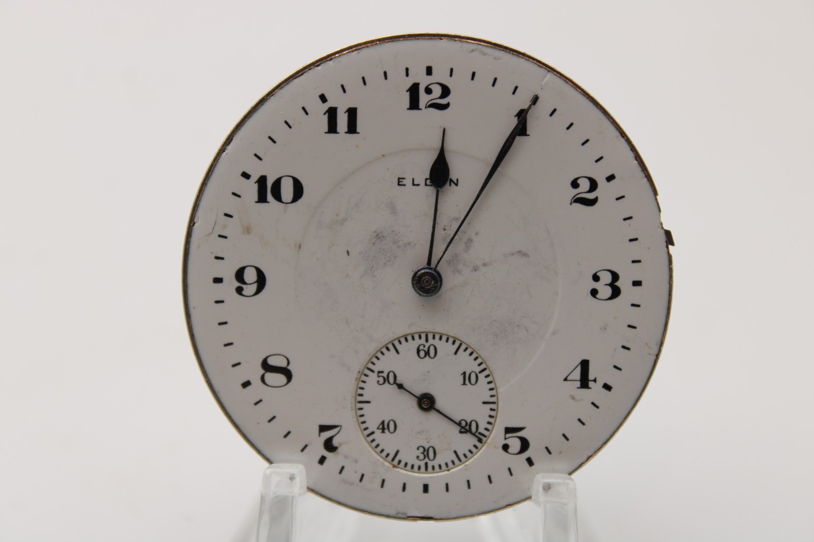 1919 ELGIN POCKET WATCH MOVEMENT 21907250 GRADE 387 16s 17j (FC)