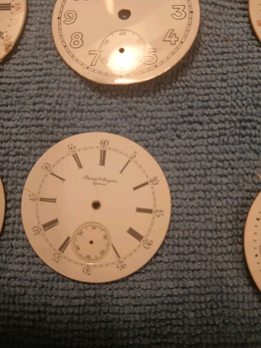 Lot Of 9~Watch Face~Barclay/Cervantes/Medina/Hamilton/Magnin/Trans Pacific/Gruen