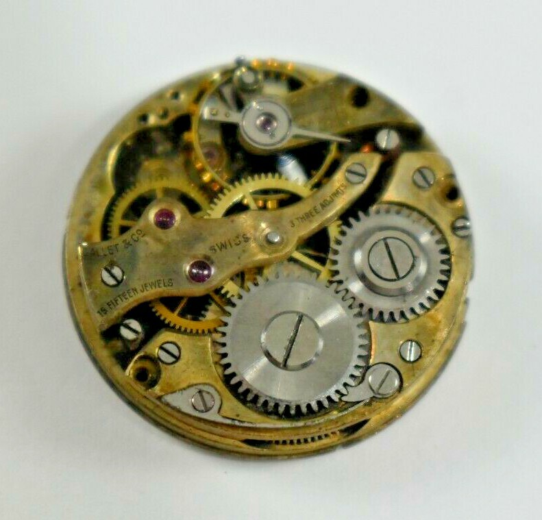 Vintage Swiss Made Gallet Co 23.08mm Wrist Watch Movement lot.t