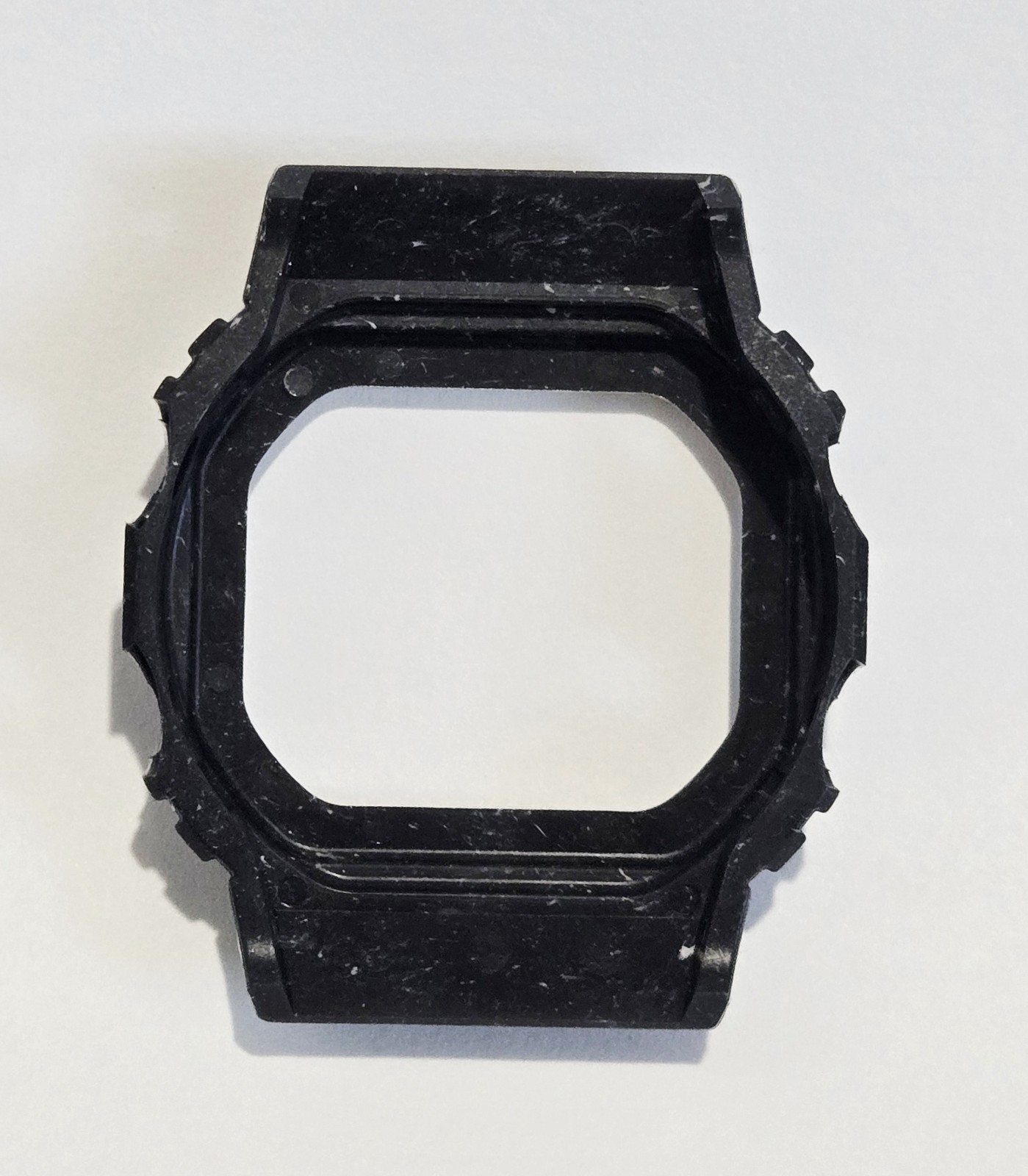 Genuine Casio Replacement part BEZEL for G SHOCK DW5600WS-1 BLACK patterned **