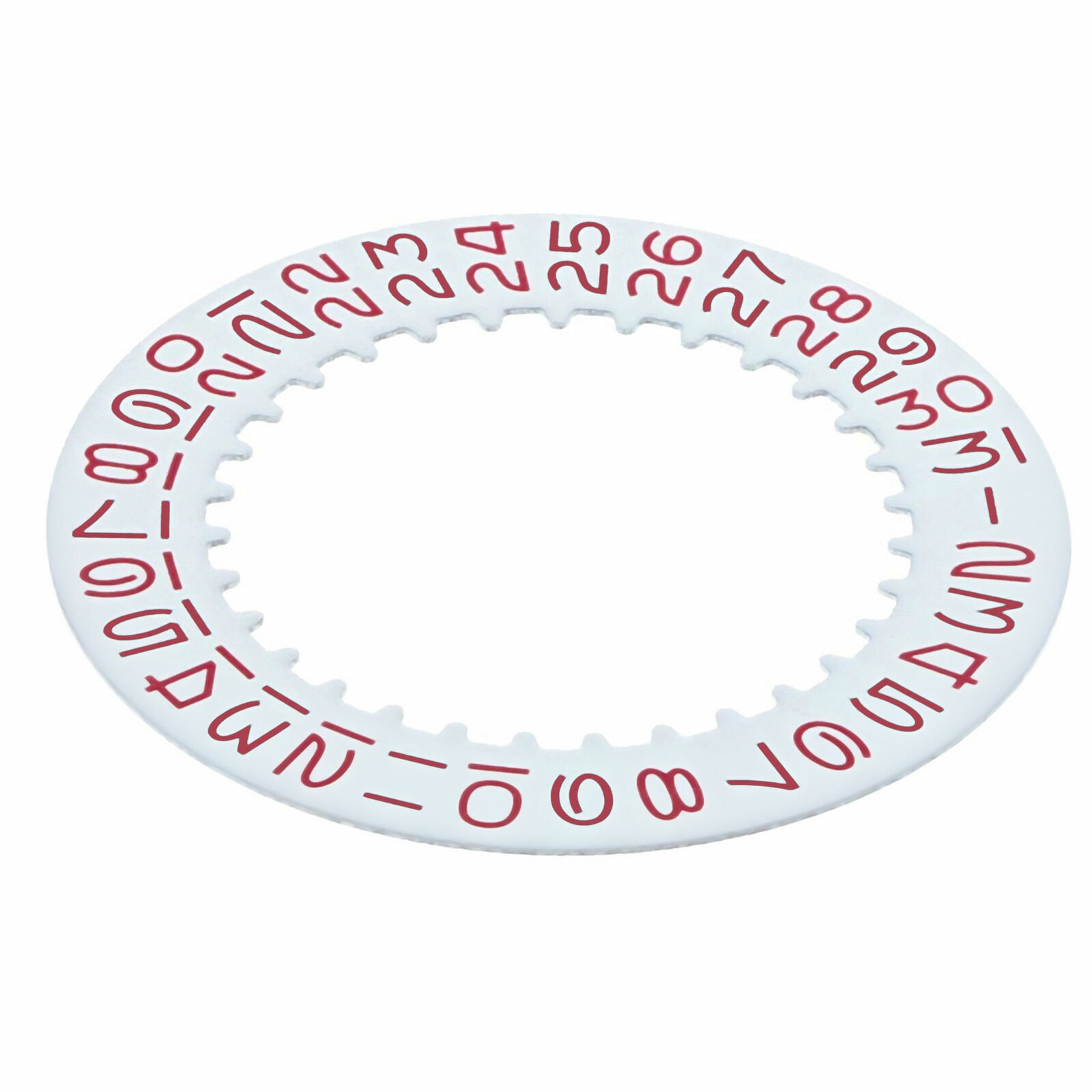 White Red 40mm Replacement Date Disc For Rolex Submariner GMT 1530 1570