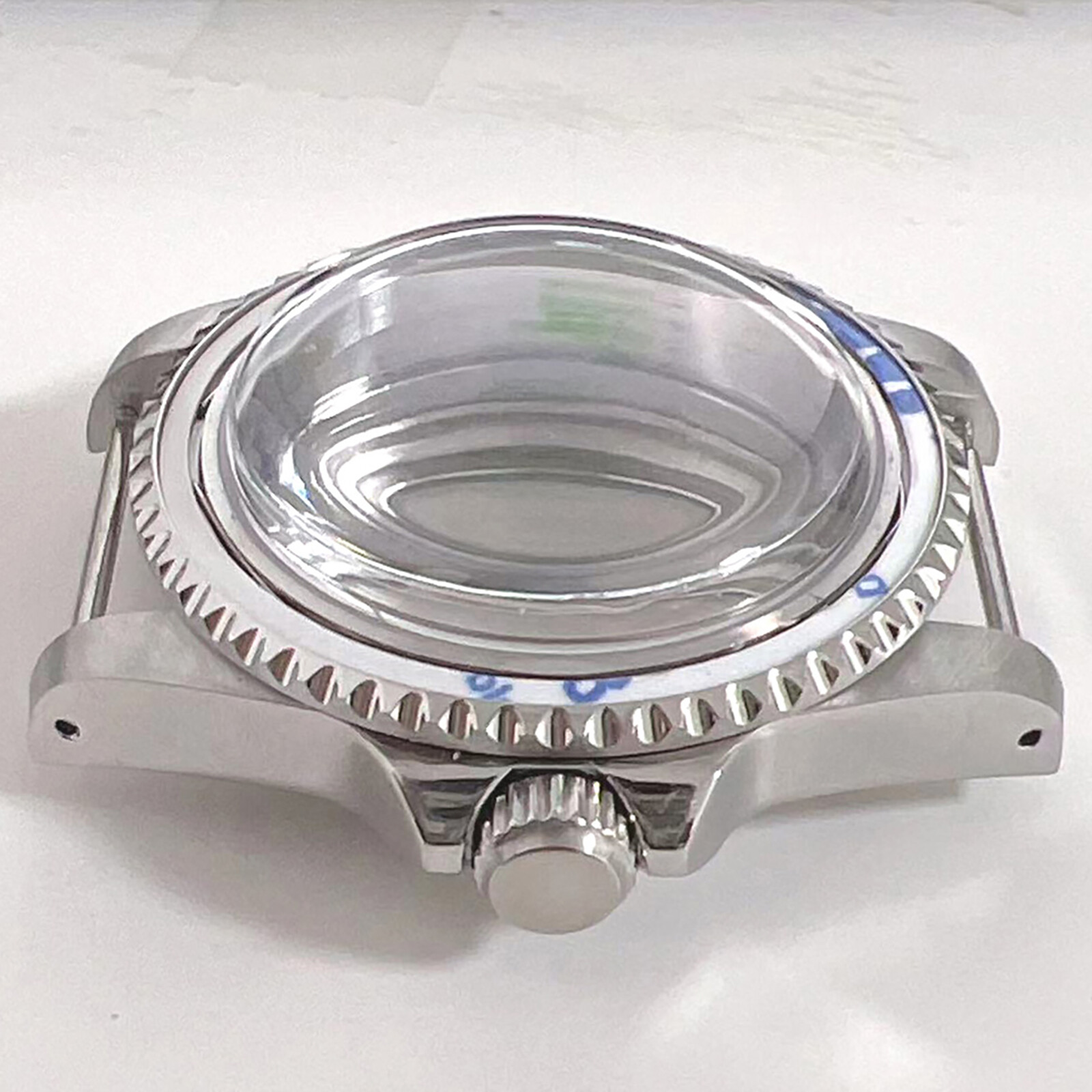 39.5MM Retro Watch Case Steel Acrylic Glass Case for NH35 NH36 Watch Movement
