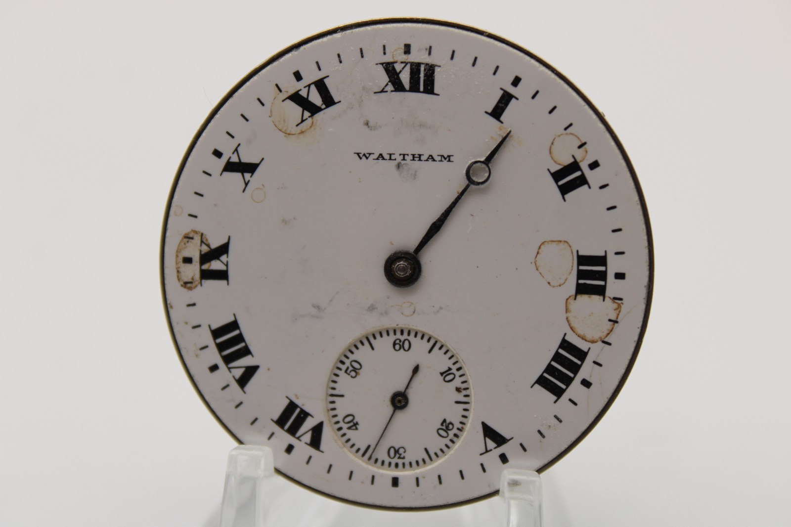 1917 WALTHAM POCKET WATCH MOVEMENT 21234179 GRADE: 610 16s 7j (ET2)