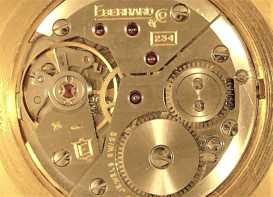 Eberhard Vintage Movement Cal.234-Peseux 7001 + Dial, 32mm, 1980s
