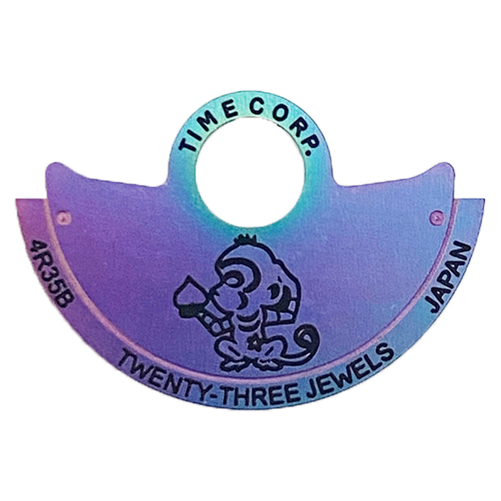 Automatic Hammer Rotor Patch Metal Sheet Rotor For NH35 to 4R35B Movement Parts