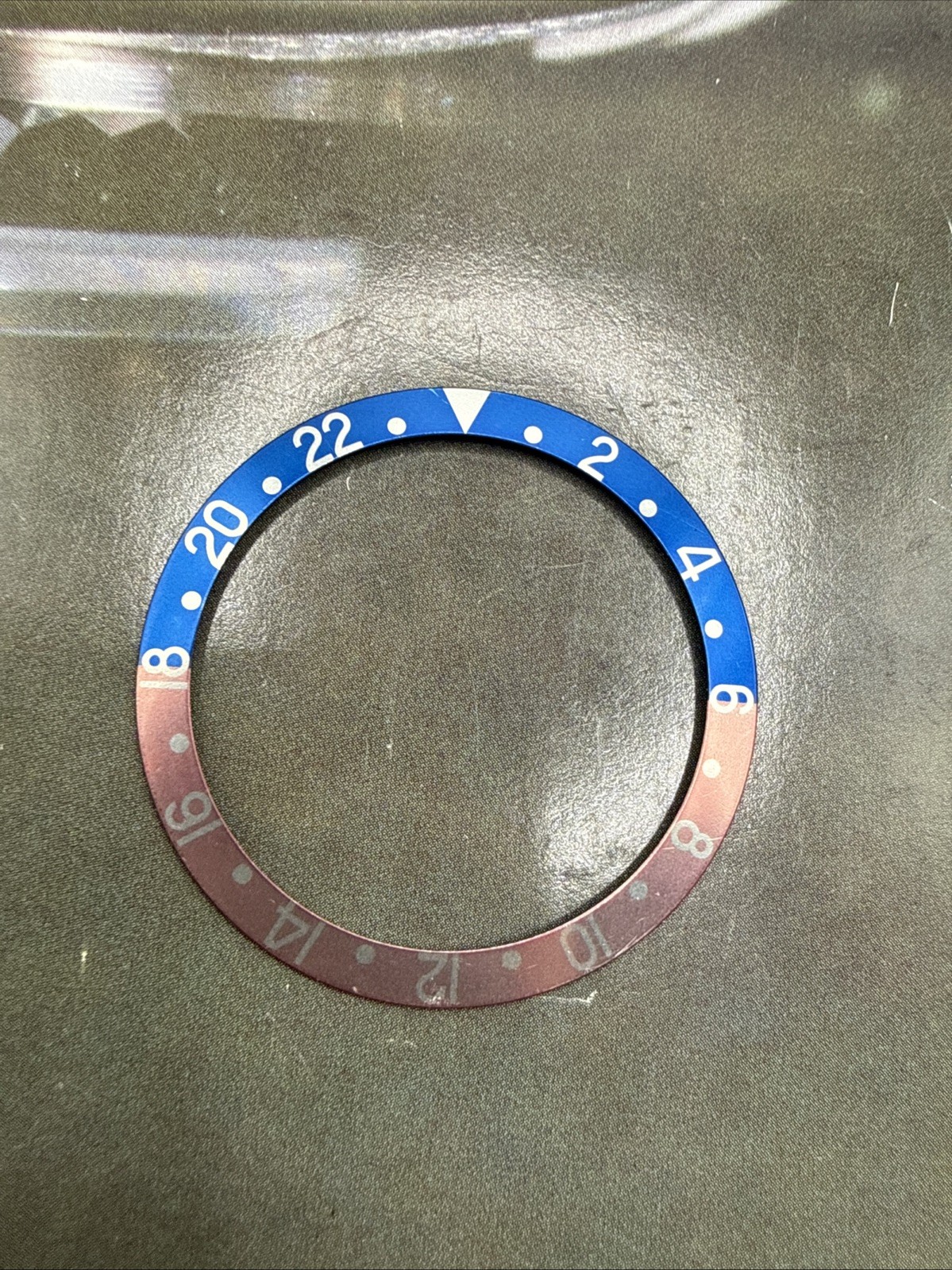 Genuine Rolex GMT Master Pepsi Red Blue Bezel Insert 16700 16710 16760 Gorgeous
