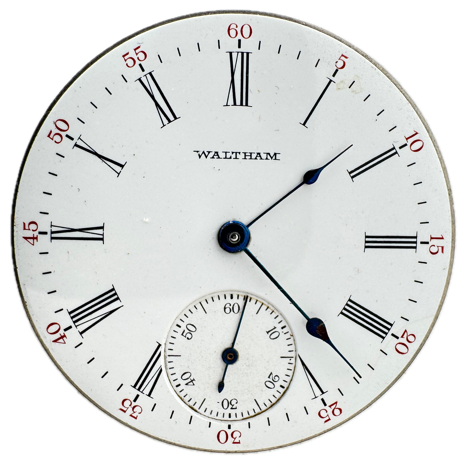 Antique 17s 1914 Waltham Equity Roman Dial Hunter Pocket Watch Movement No. 611