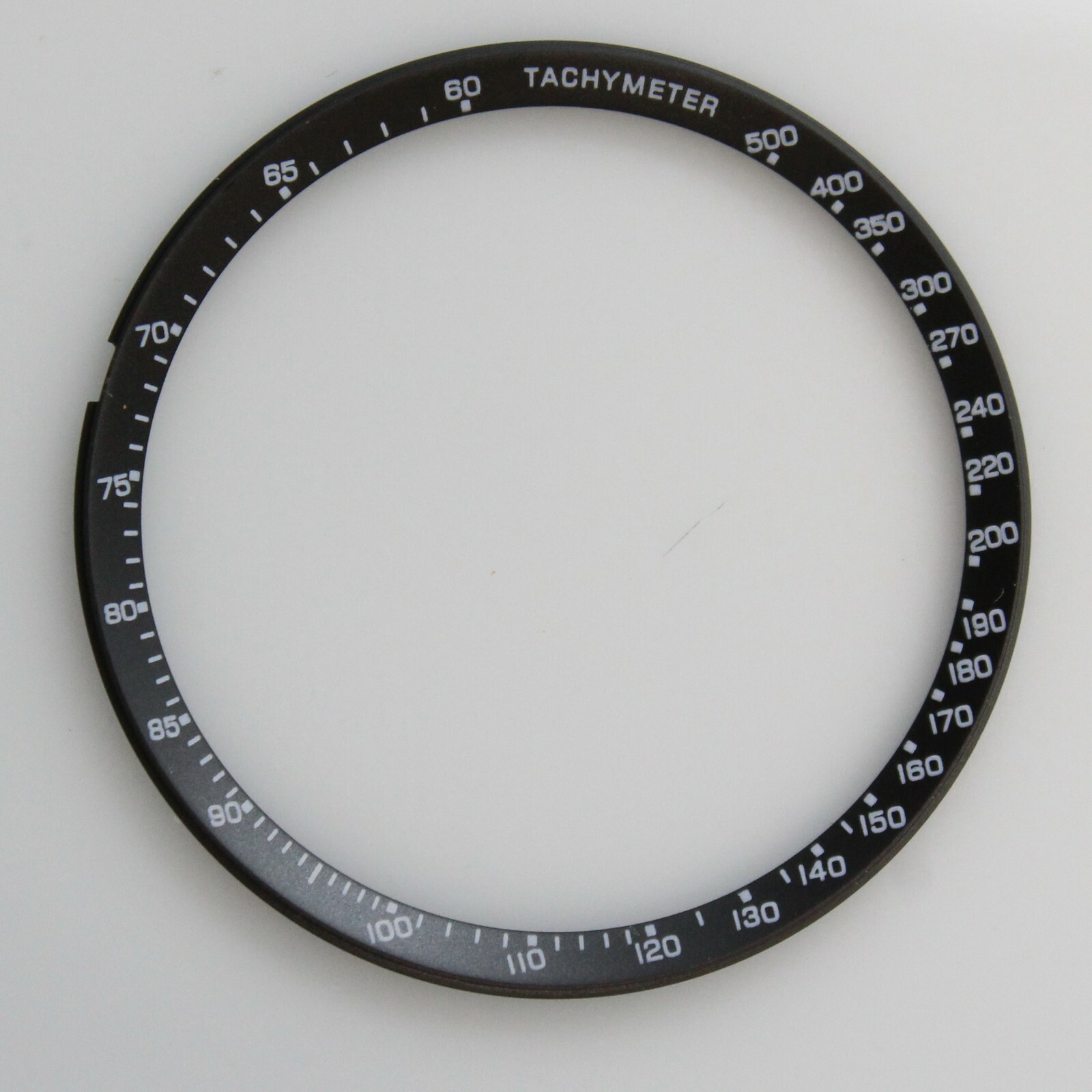 Only Black Tachymeter Inner Dial Ring For Seiko Panda 6138-8020 ,No Dial
