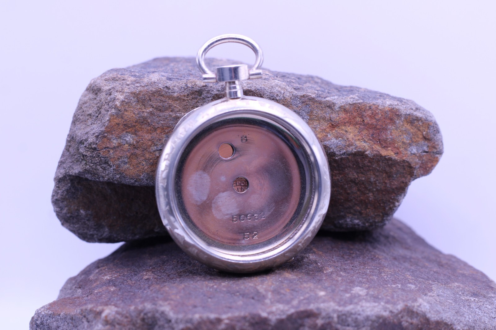 FPF DEPOSIT ARGENTAN KEYWIND SWISS NOS POCKET WATCH CASE 45.9mm (DL)