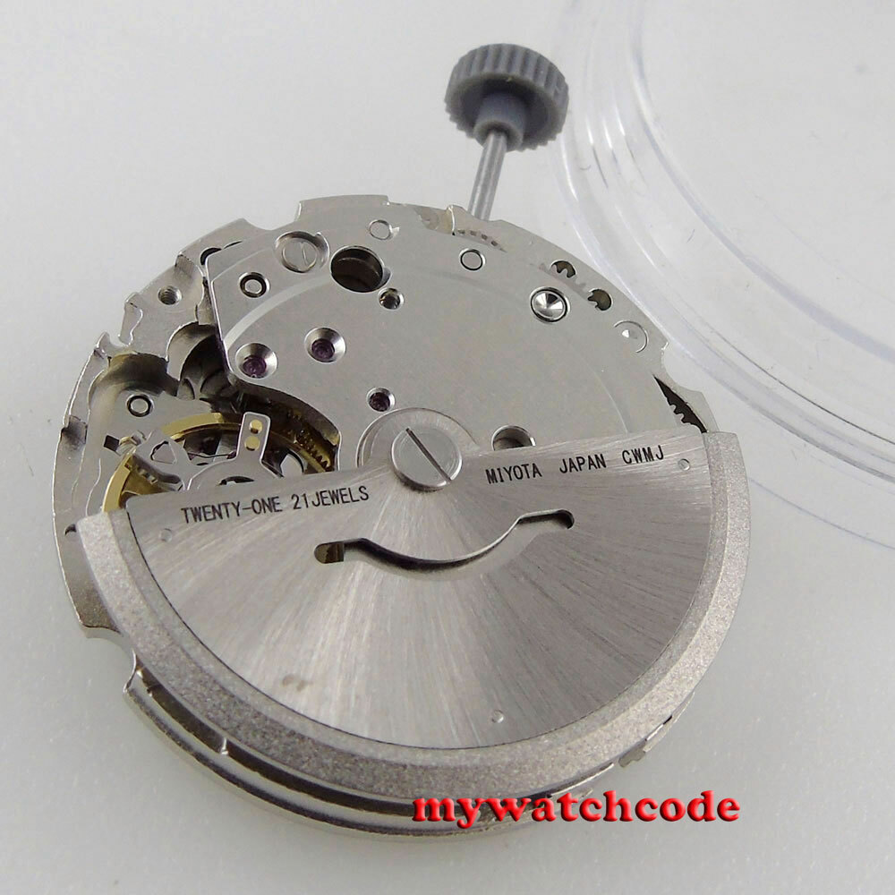 New edition 21 jewels miyota 8215 black window automatic mechanical movement