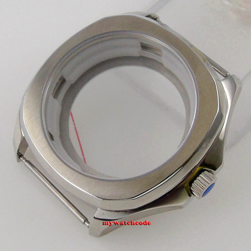 40mm sapphire glass automatic Watch Case fit eta 2836 8215 NH35 NH36 Movement