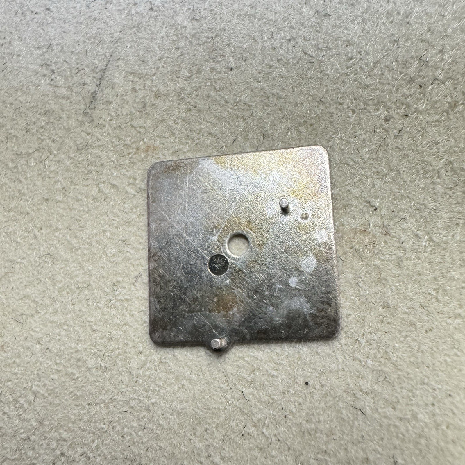 Cartier Panthere Small Square White Dial Part for Repair 13.5×13.3mm