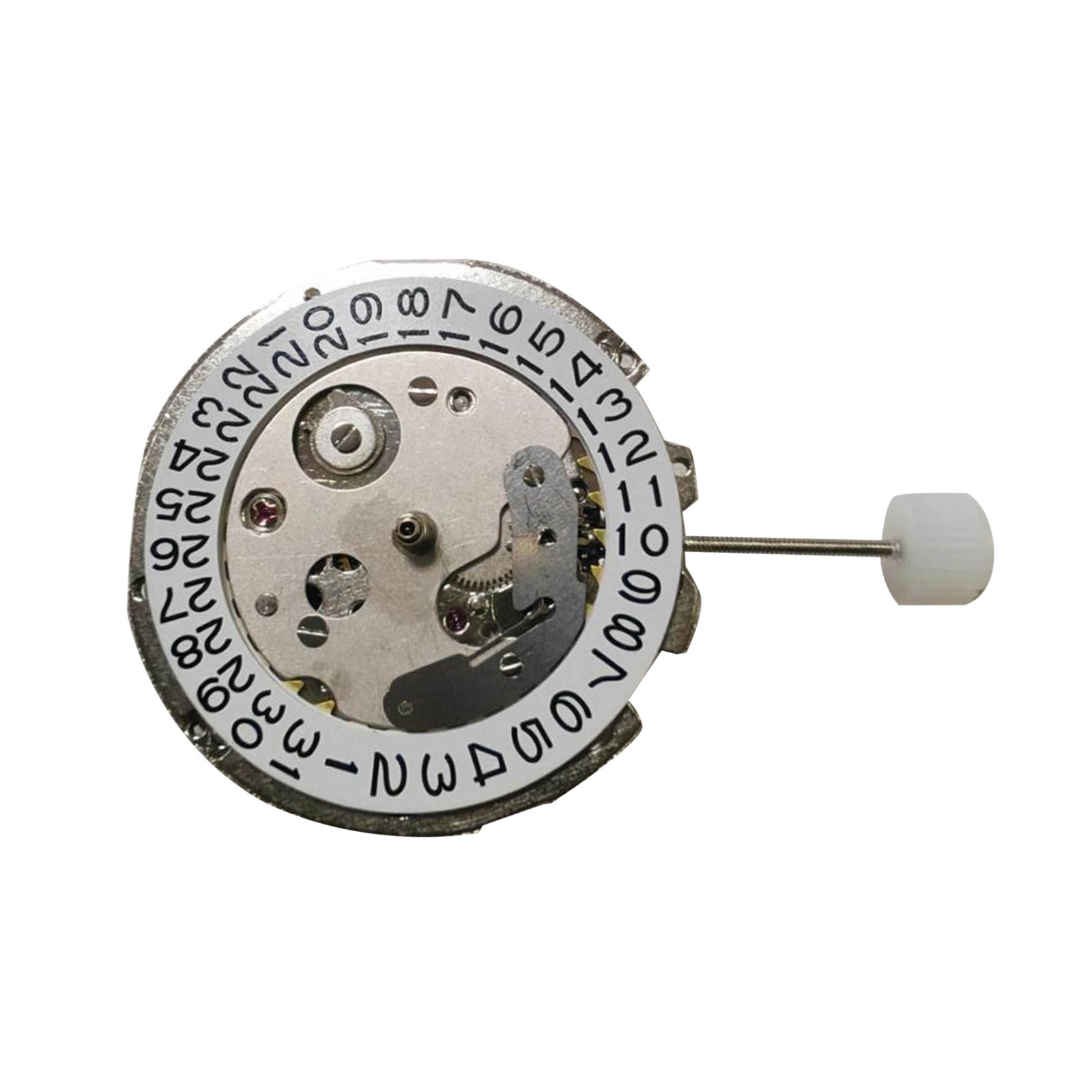China Made Watch Movement 27.4mm w/Central Sweeping Seconds & Date Function
