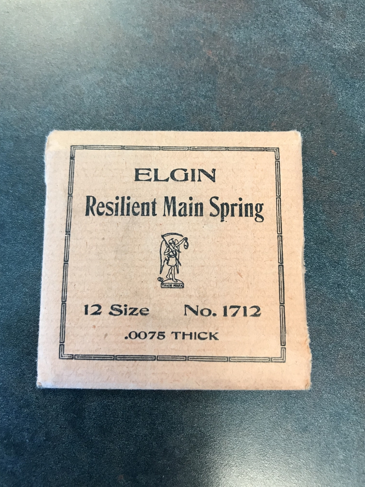 Elgin Factory Mainspring for 12s No. 1712 – Steel