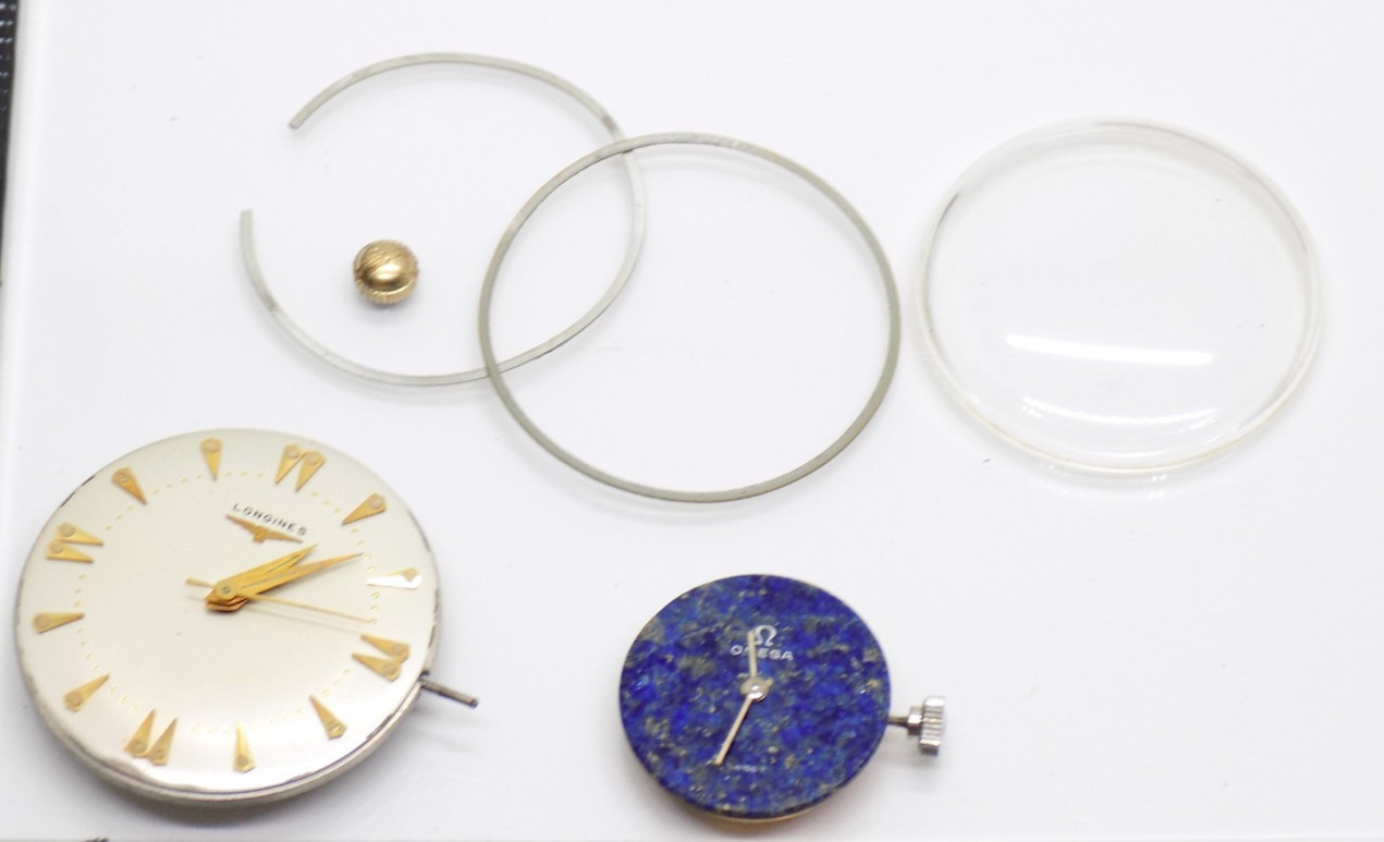longines omega de ville lapis lazuli 2 watch movements for parts