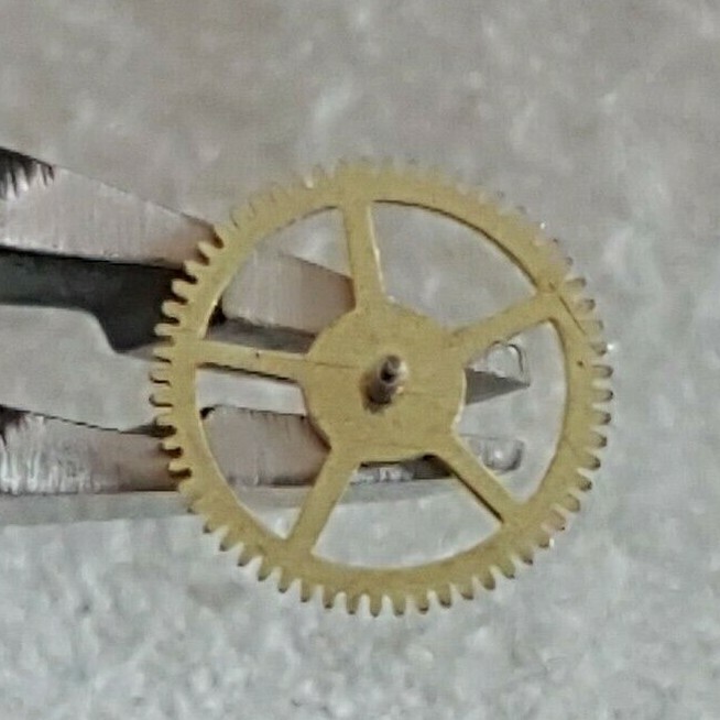 Bulova Caliber 10BCC Part Number 6B (Sweep Second 4th Wheel and Pinion)