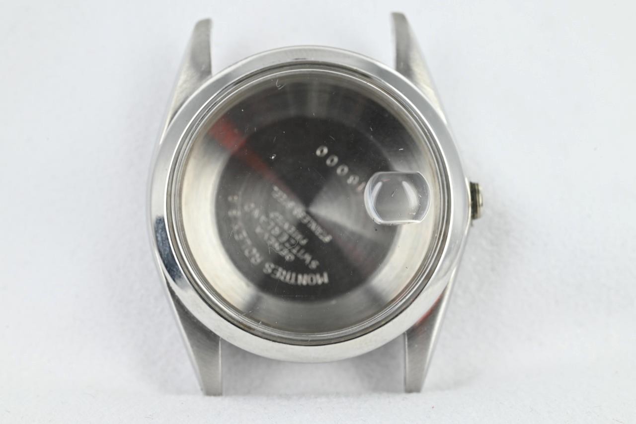 Rolex Datejust 36m Ref 16000 Complete Case, Glass, Bezel & Crown 1987