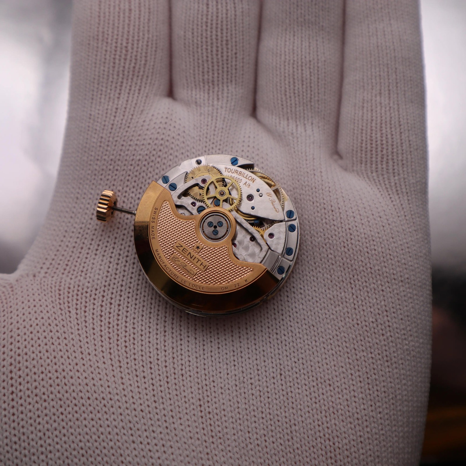 Zenith Academy Tourbillon Rose Gold White Dial Movement 18-0240-4041-01-C495