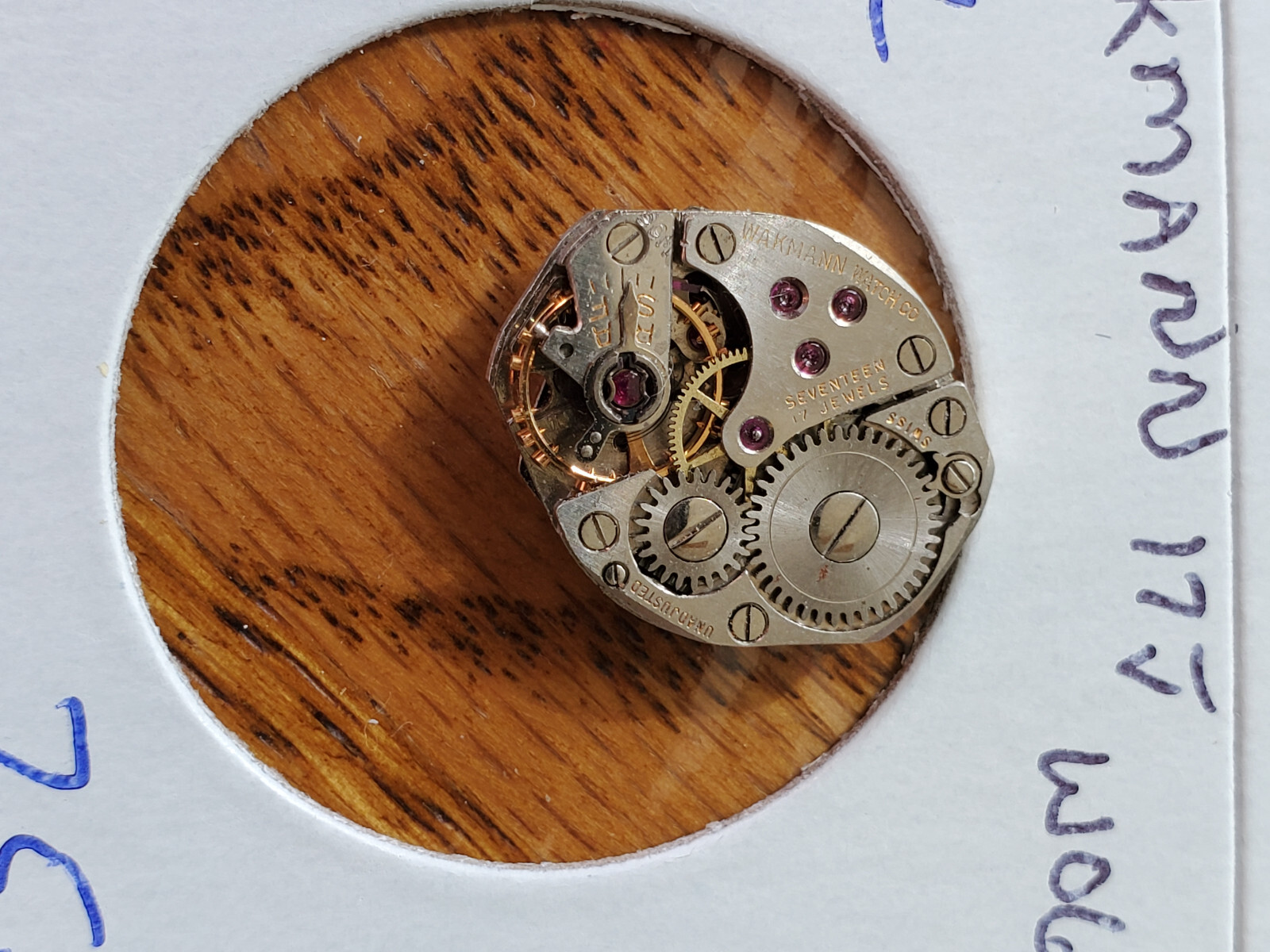 LADIES WAKMANN 17J WO6 WRIST WATCH MOVEMENT #755
