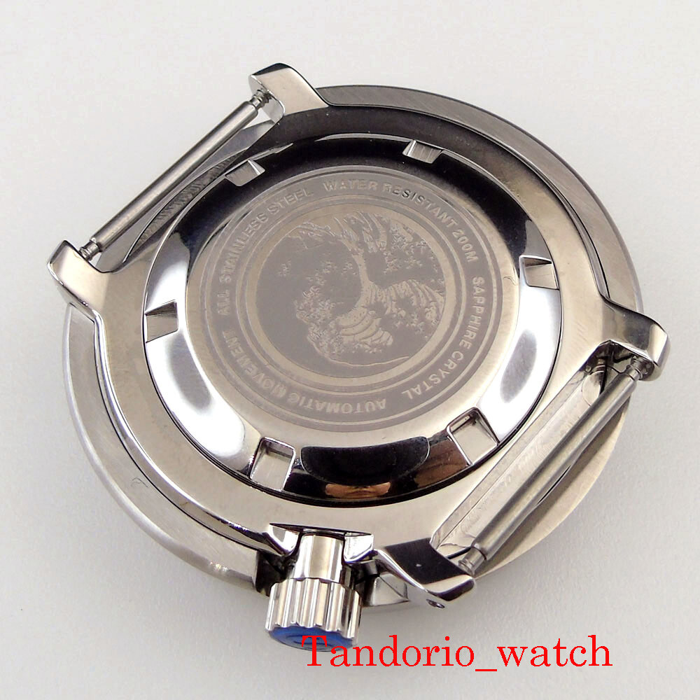 47mm Watch Case 20ATM Diver Fit NH35A Skx007 SBBN031 Sapphire Crystal