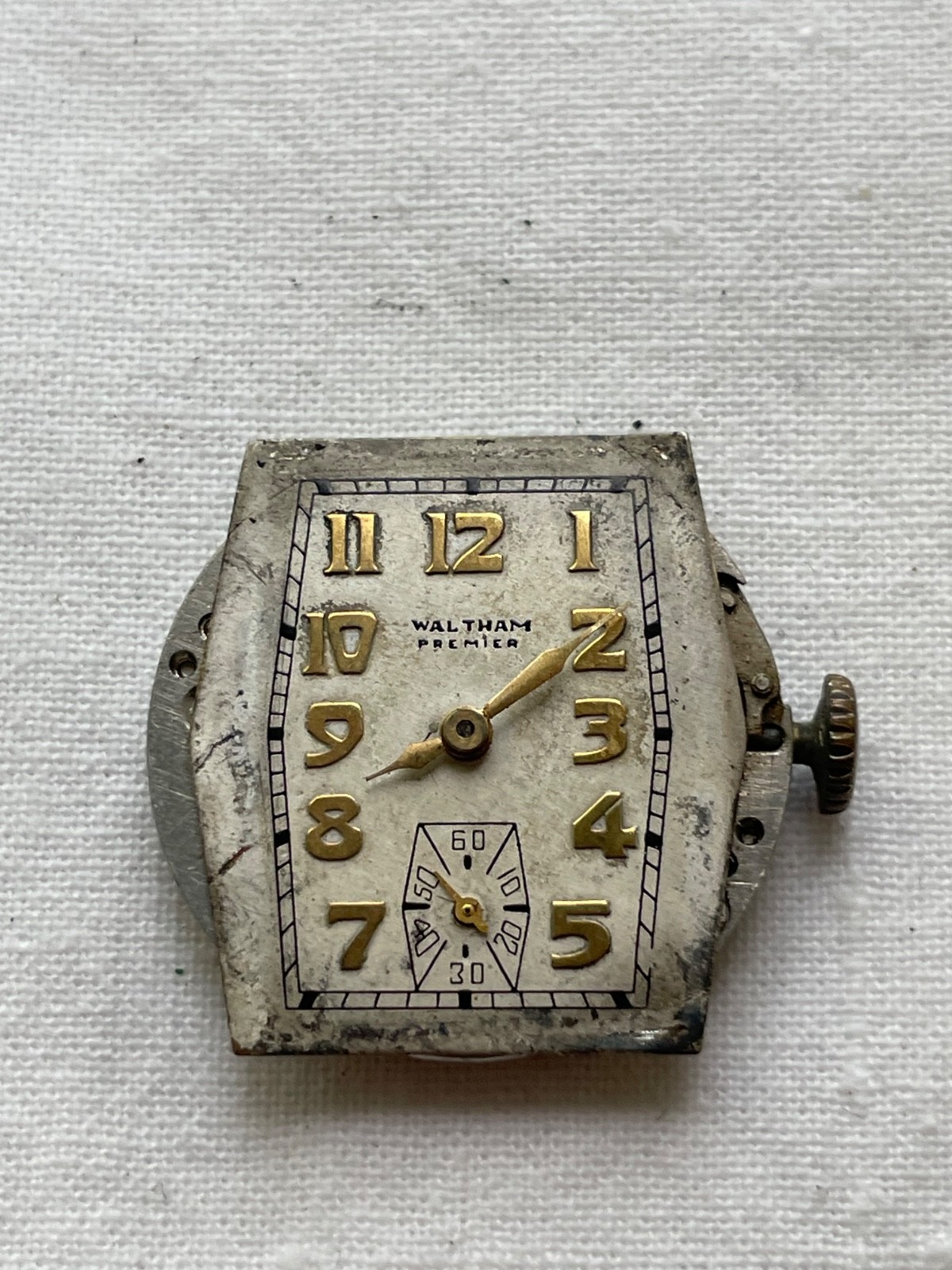 Waltham Premier – movement for mens watch AS IS good balance!, lot 1806