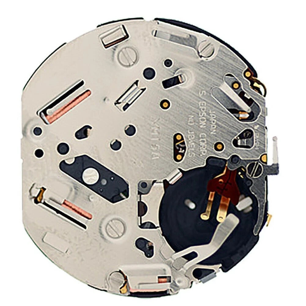 Original Hattori/Seiko/Epson YM15 Date @9 Chronograph Japan Quartz Movement