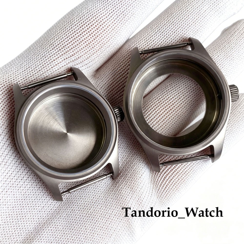 36mm/39mm 20ATM Titanium Pilot Diver Men Watch Case For NH35 PT5000 Miyota 8215