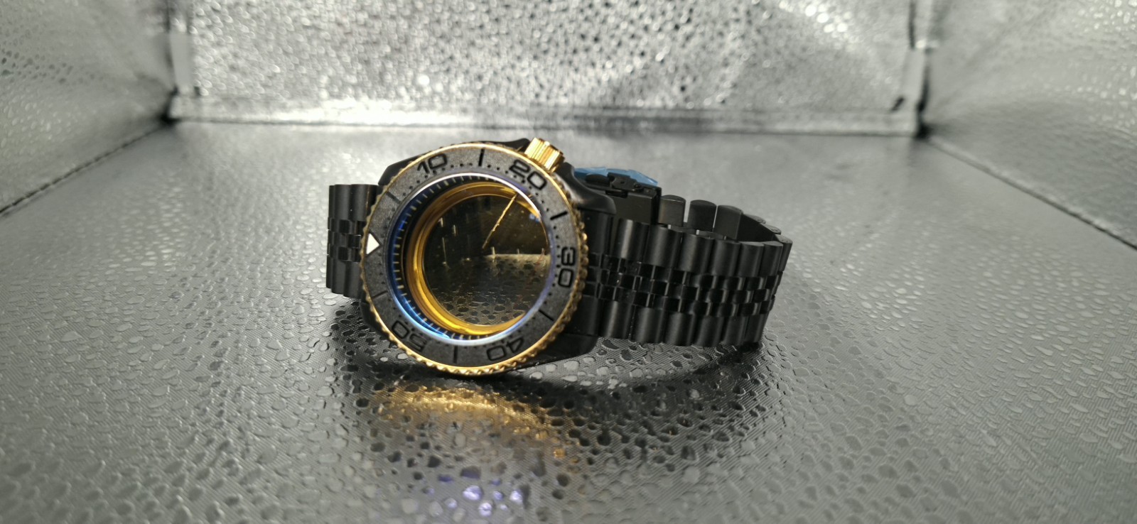42mm Sapphire Crystal Watch Case Bezel Fit 3.8 NH35 NH36 SKX SK SRPD