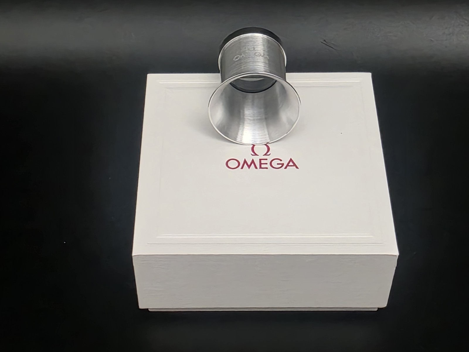 ORIGINAL OMEGA WATCH DEALER’S STAINLESS STEEL WATCHMAKER EYE LOUPE BRAND NEW