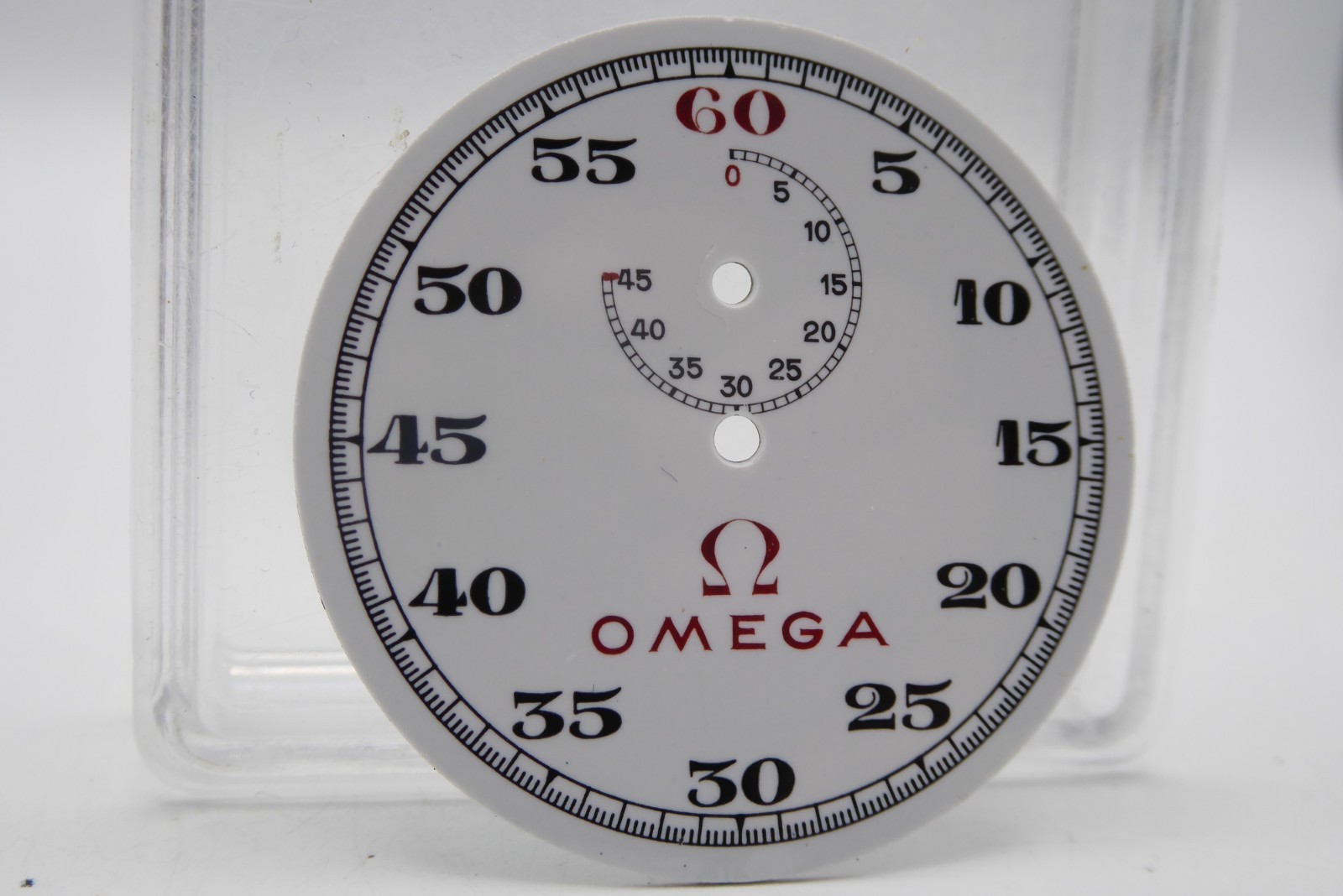 Omega stopwatch vintage dial 43.67mm
