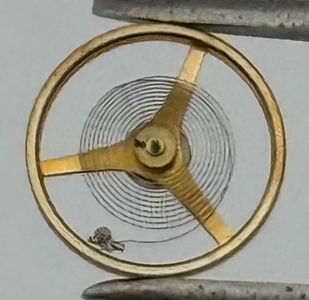 AS 1677 Balance Wheel Complete And Spring 6½’’’ Renata 1225 Watch Movement Parts