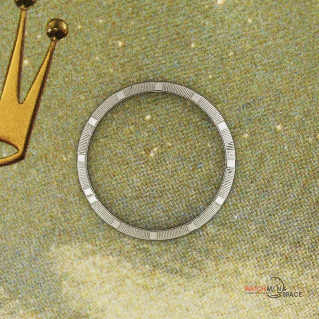 Original Lady Rolex 24mm 6617 6618 6619 Stainless Steel Turned Bezel #D44