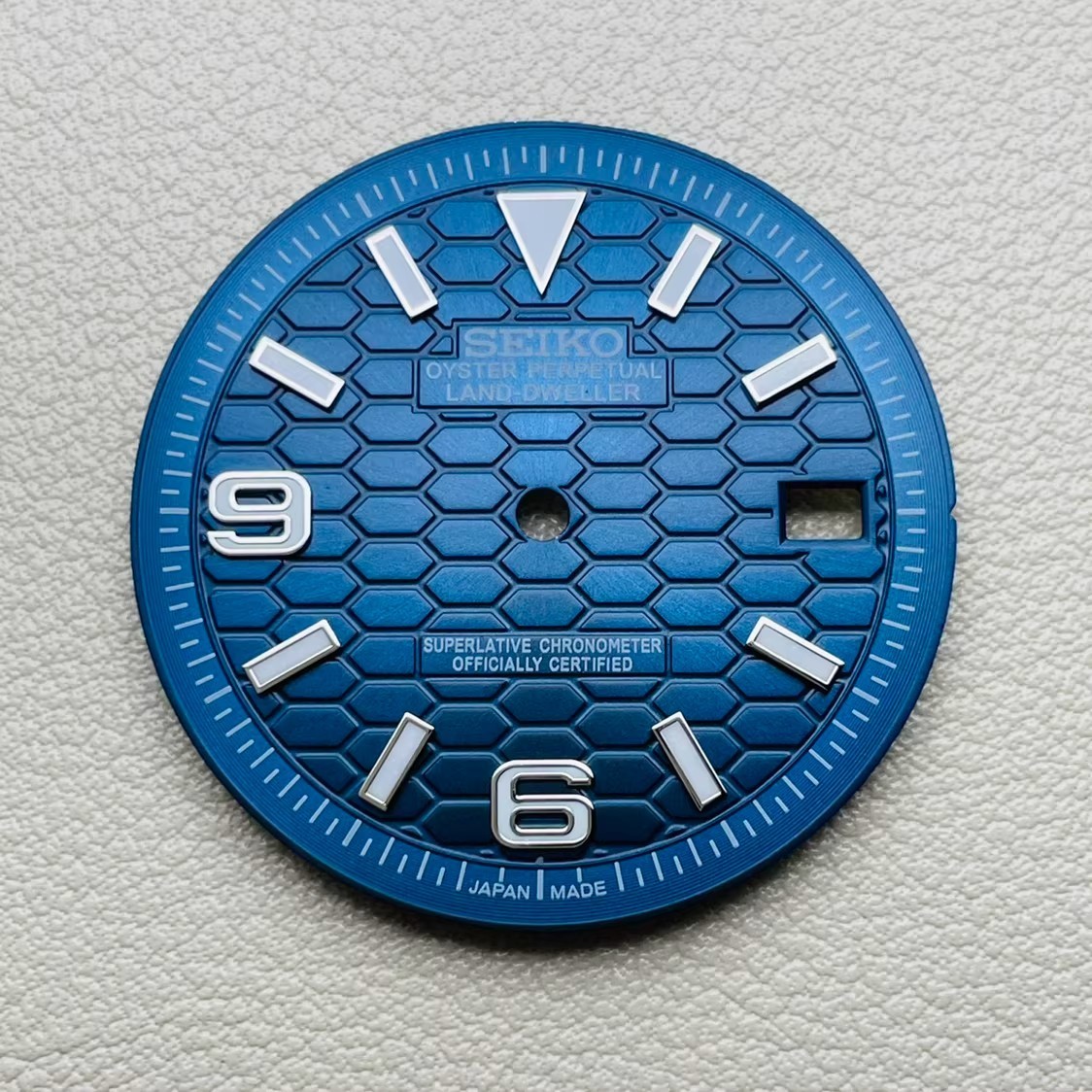 28.5mm 31mm Watch Dial Blue Green Luminous For NH35 NH36 Movement Watch Parts