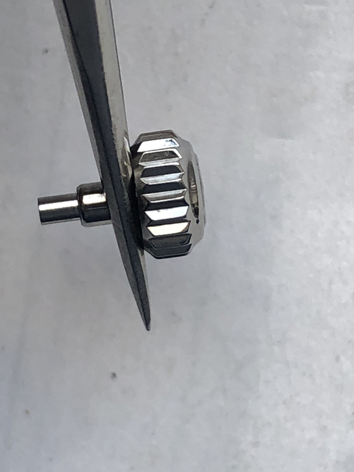 Genuine Rolex Datejust 2135/2235 Steel Watch Crown 24-531-0 ref 67180,67194 Etc.
