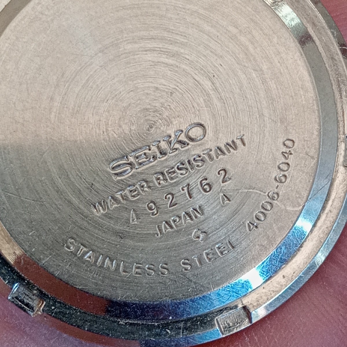 Seiko ref. 4006-6040 Fondello, Case Back, Case Back, Vintage USED
