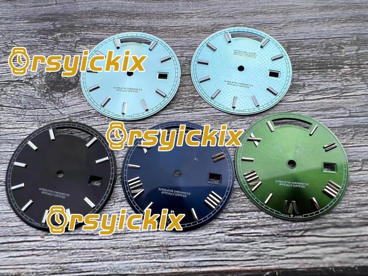 DIY SET for DD 40MM 3255 watch case + dial + hands +904L Stainless Steel Strap、
