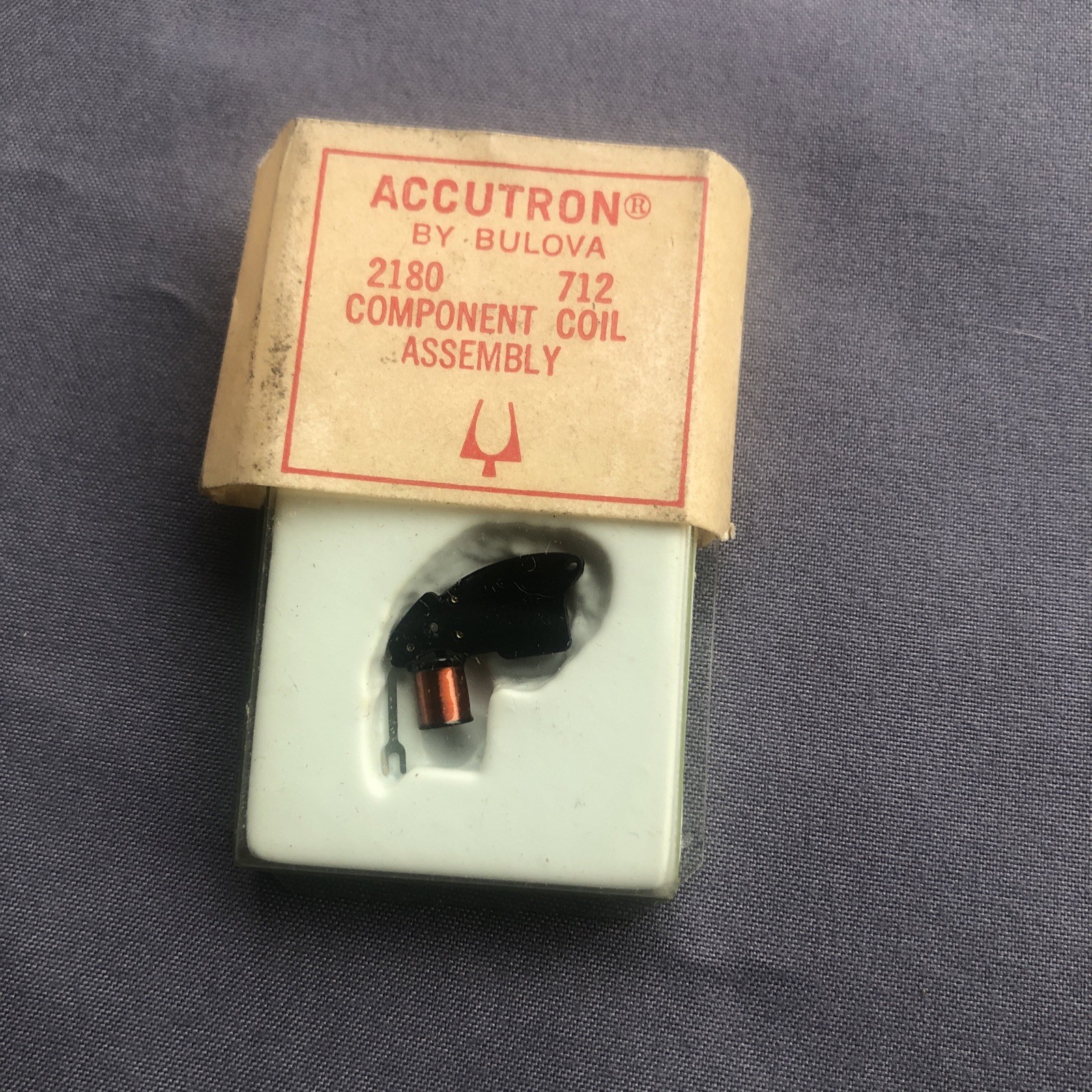 Bulova Accutron 2180 PN 712 Untested Component Coil Assembly Parts Spares Repair