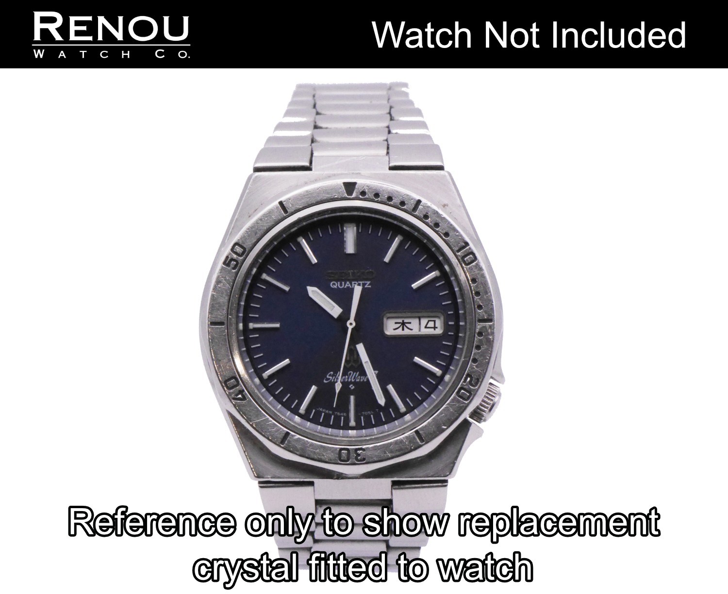 Seiko Replacement 300WB0GN00 Crystal for 7546 Sport Divers Watches