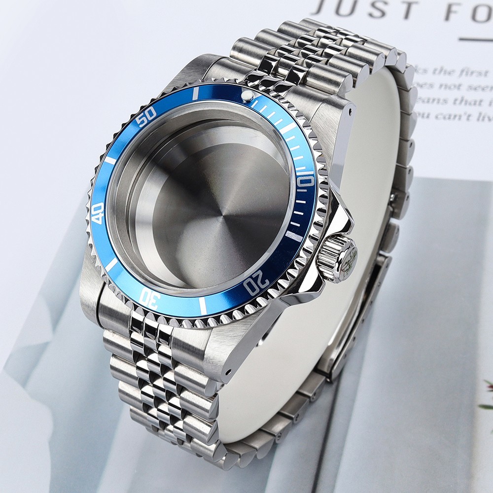 Diver Bezel 39mm Watch Case STAINLESS BAND Sapphire SUB Mod For Seiko NH35 NH36