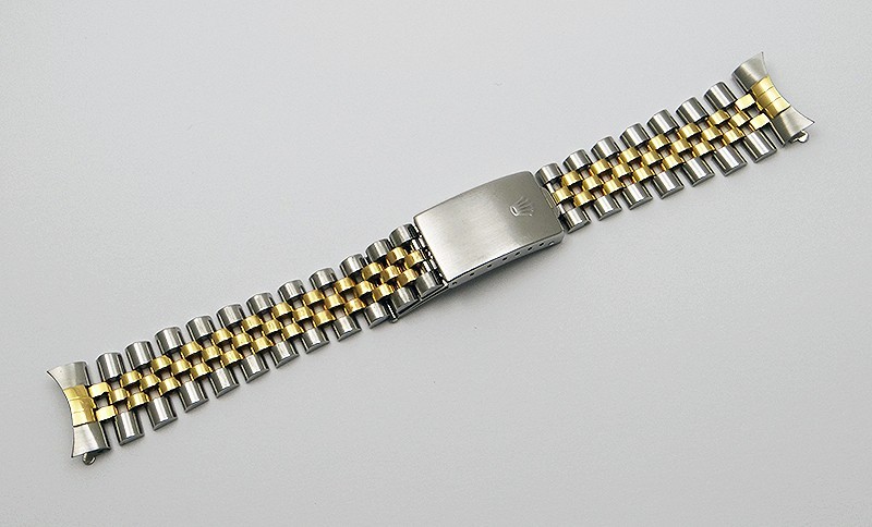Genuine Rolex Datejust 18k Gold SS 20mm Watch Bracelet 62523 H-18 Clasp T5 1995