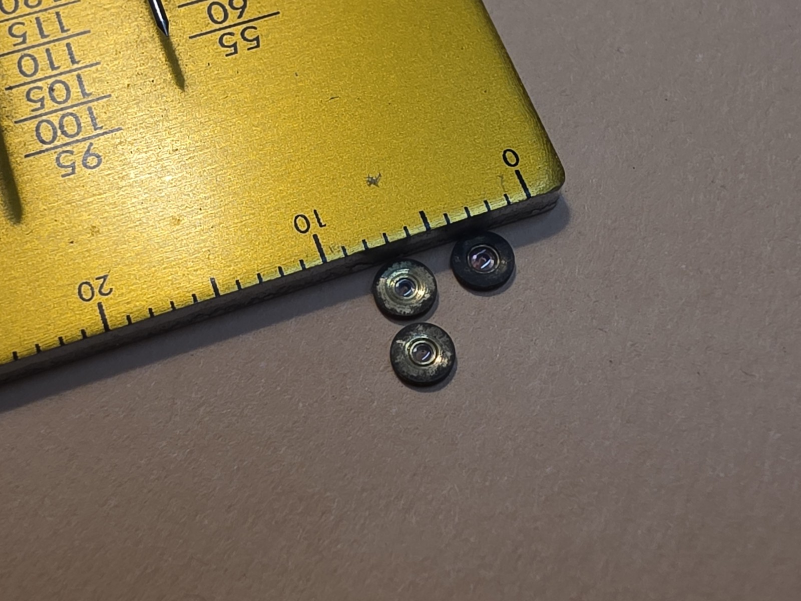 Lot Of 3 NOS Elgin 18s Pocket Watch 2.95mm Diameter Balance Hole Jewels