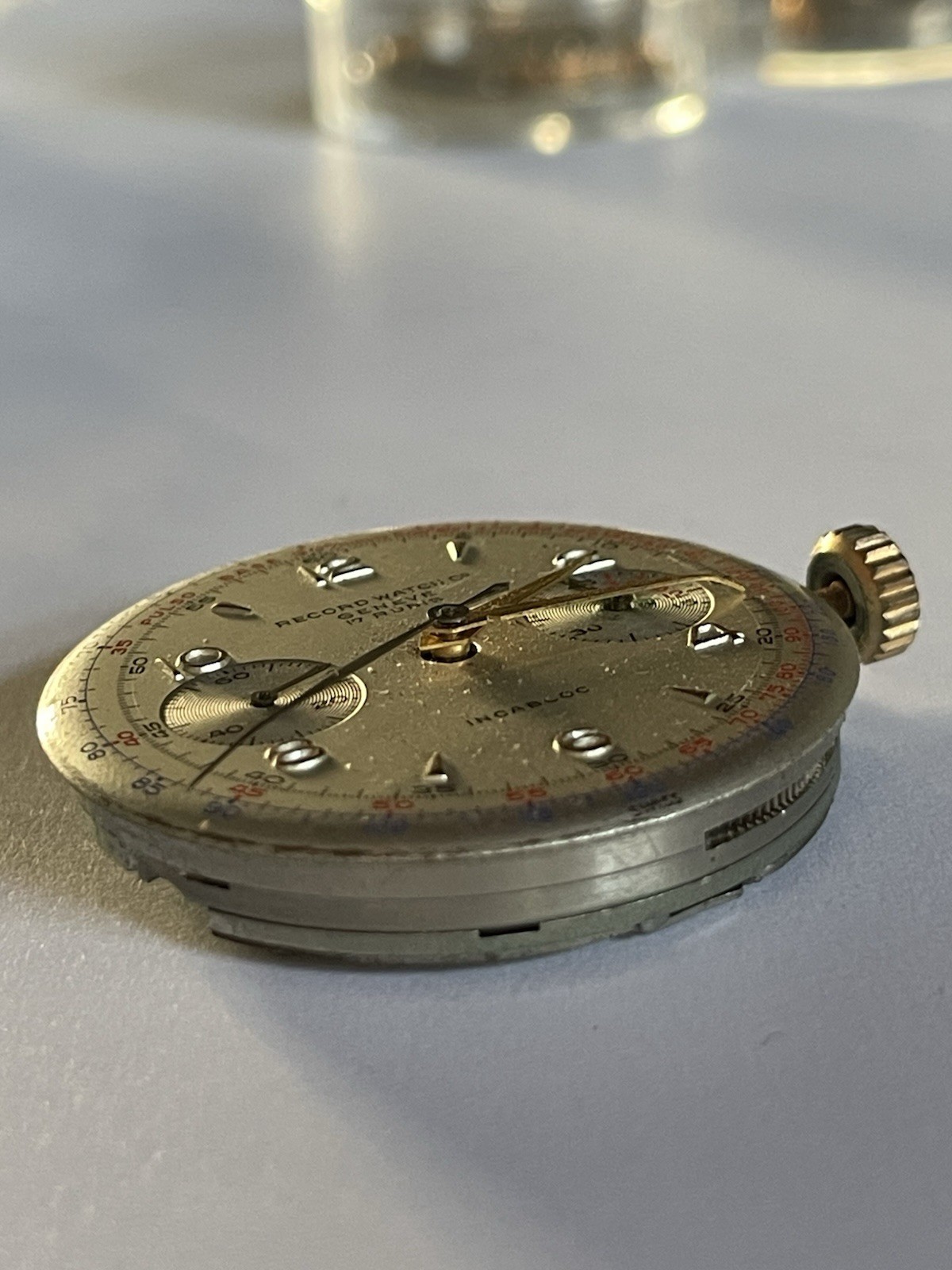 Record Watch Co Geneve Swiss Mechanical Manual Wind Movement – 17 Rubis Incabloc